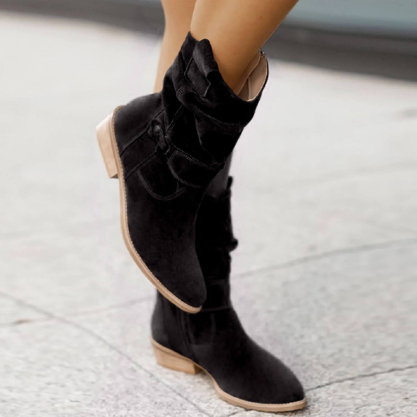 Bottine Cuir Souple et Élégante pour Femme