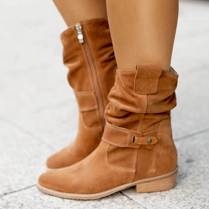 Bottine Cuir Souple et Élégante pour Femme