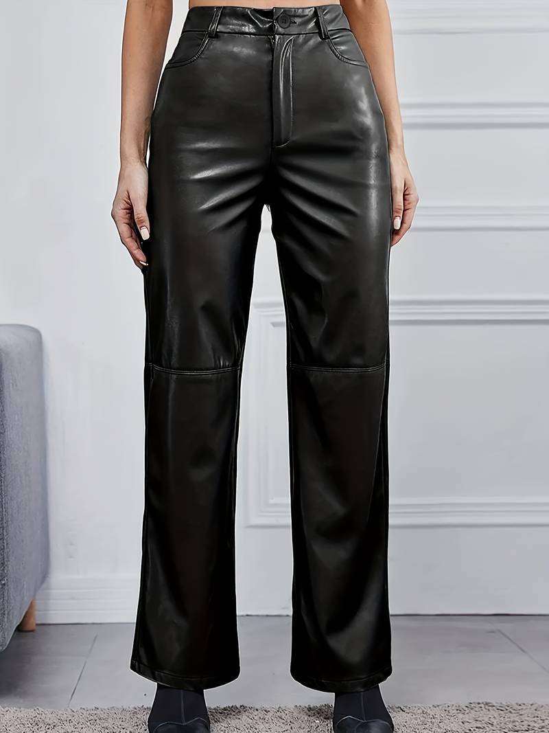 Pantalon Cuir Féminin Chic et Élégant - BerlinGlamour