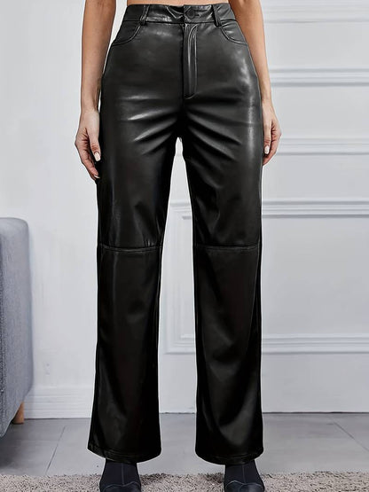 Pantalon Cuir Féminin Chic et Élégant - BerlinGlamour