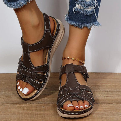 Sandales Orthopédiques Femme Cuir Confort et Élégance
