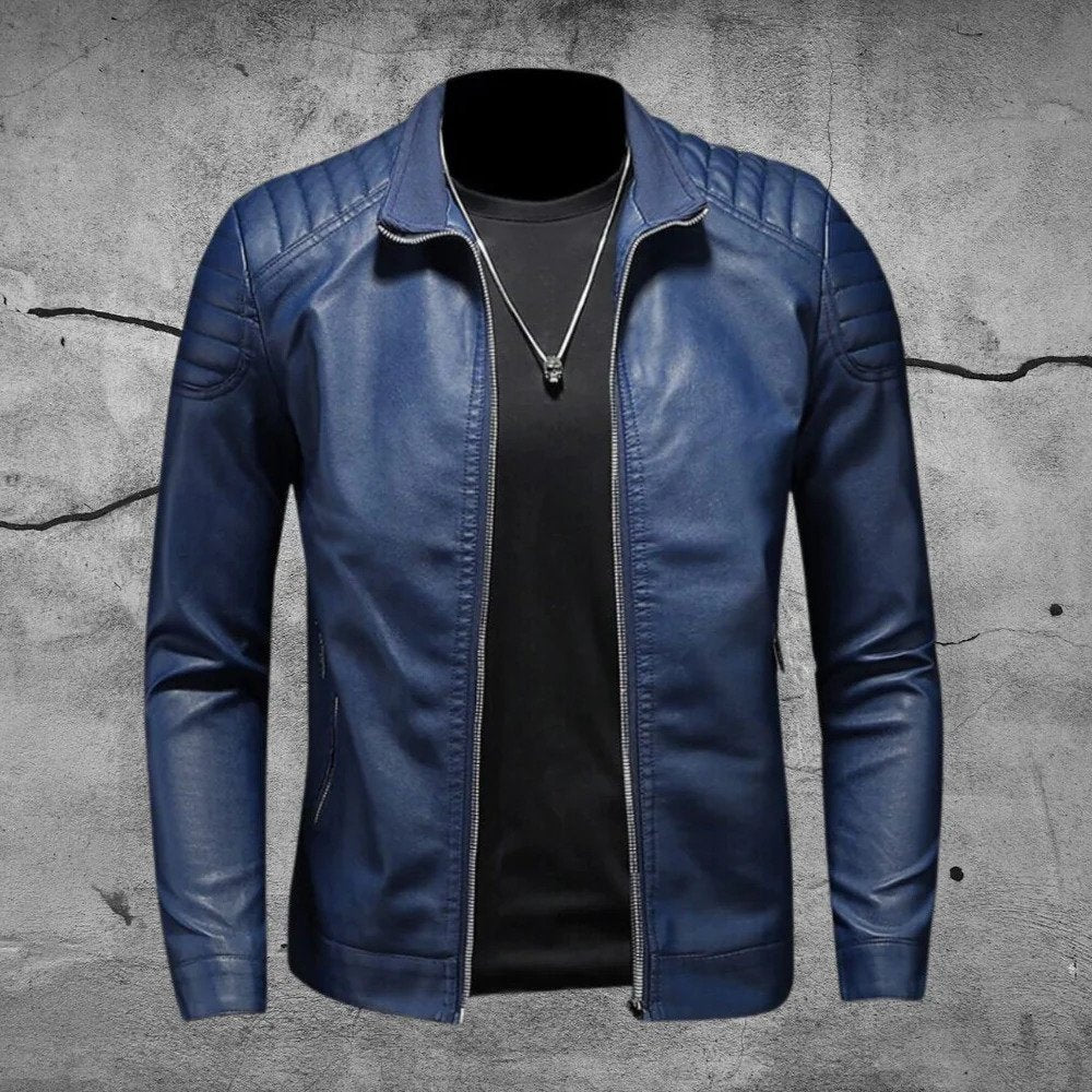 Blouson Cuir Homme de Luxe Élégant - BerlinGlamour