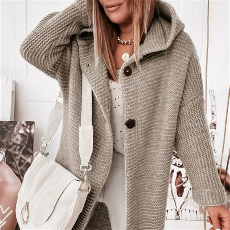 Manteau femme hiver épais avec capuche rose foncé