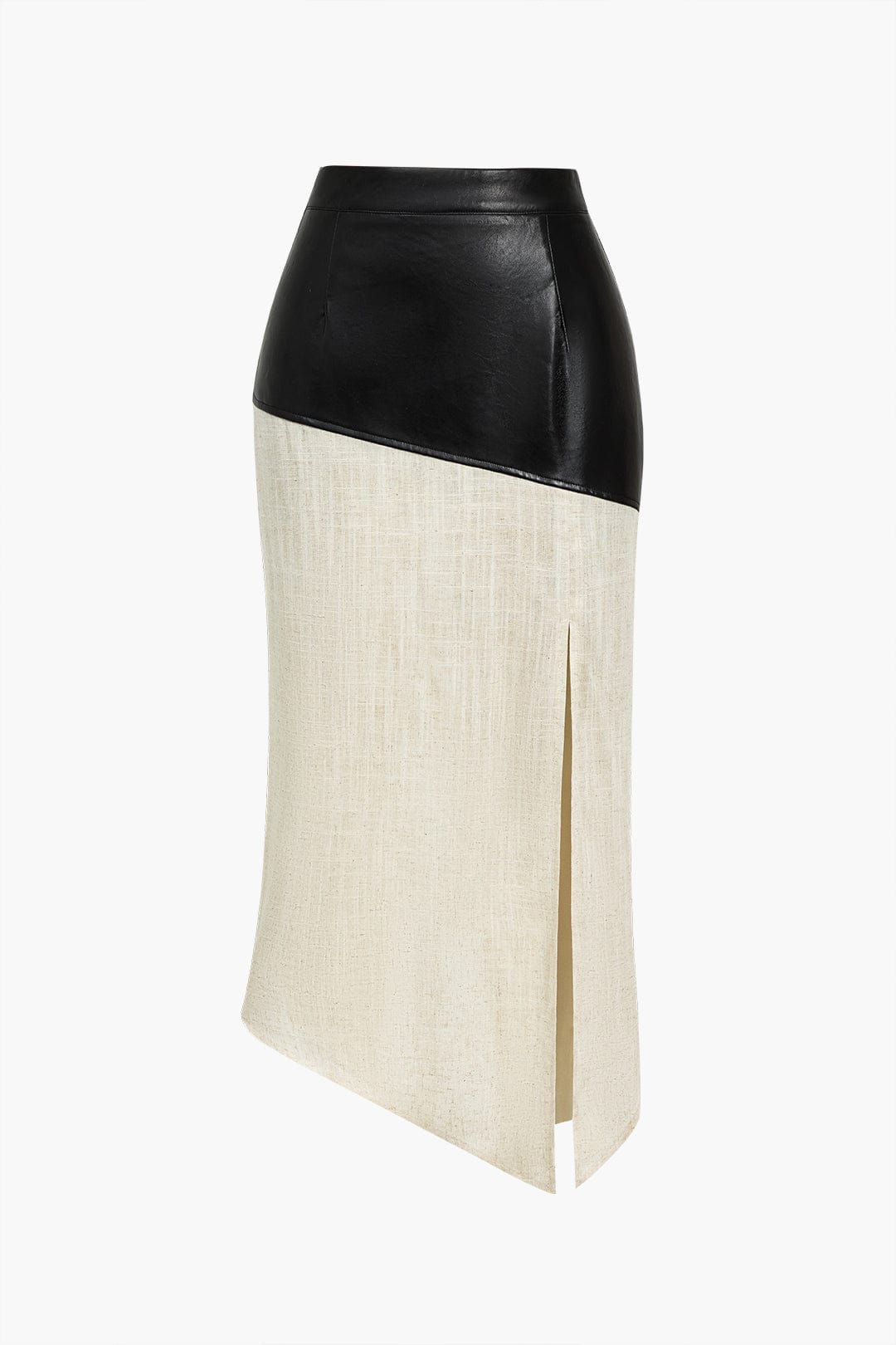 Jupe Mi-Longue en Cuir Imitation Élégante - BerlinGlamour