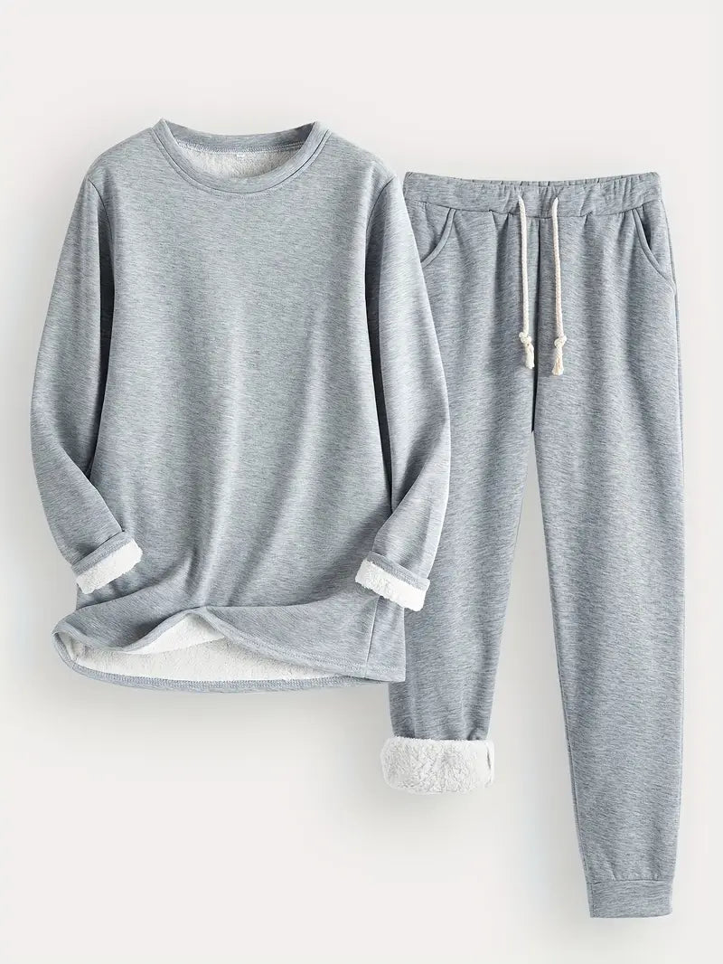 Ensemble Hiver Femme Décontracté Doux