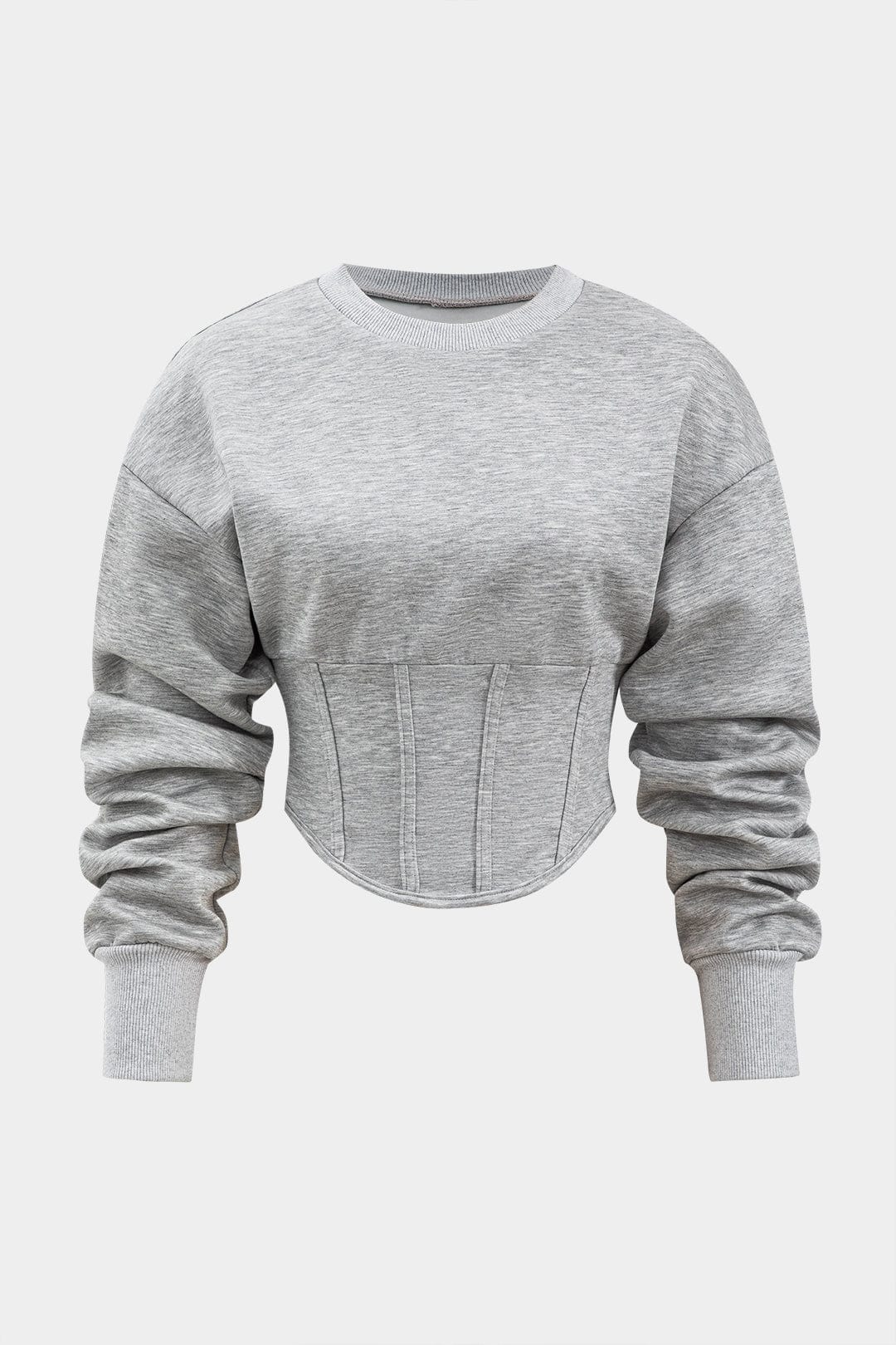 Céline | Ensemble Survêtement Femme Décontracté avec Pull Court et Jupe Skate