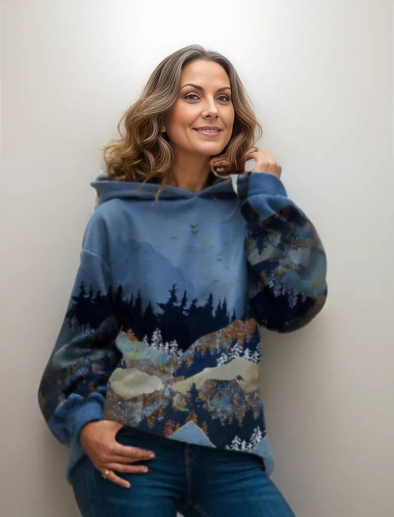 Sweat Capuche Femme Doux et Chaude pour Hiver - PanierRoyale