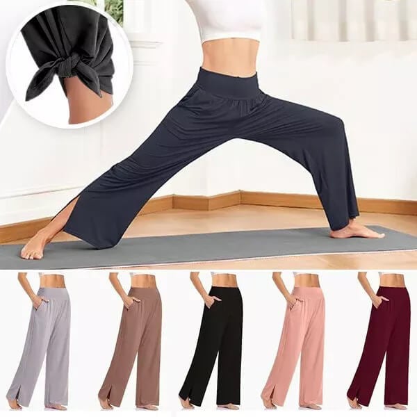 Pantalon Yoga Femme Fluide Large Confortable Coupe Ample
