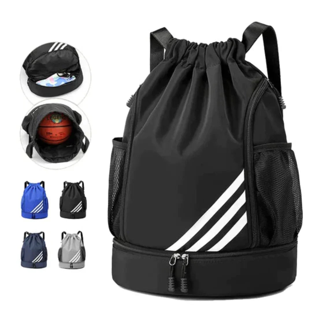 Sac à Dos Sport Homme Compartiment Chaussures Résistant à l’Eau - PanierRoyale