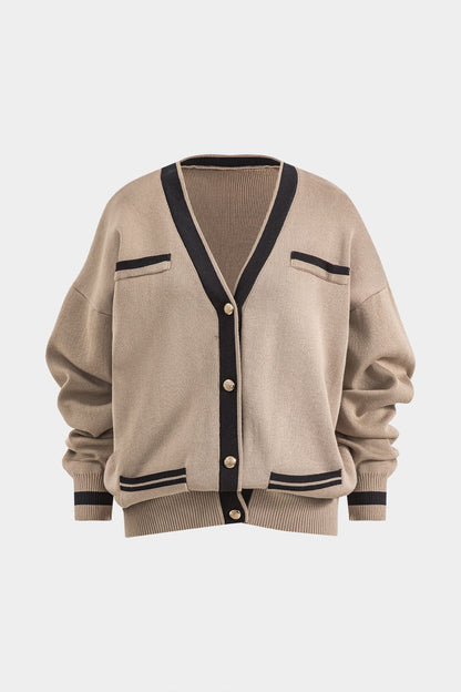 Cardigan et Jupe Ensemble Élégant pour Femme
