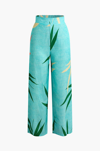 Ensemble Deux Pièces Top Nœud et Pantalon Bamboo