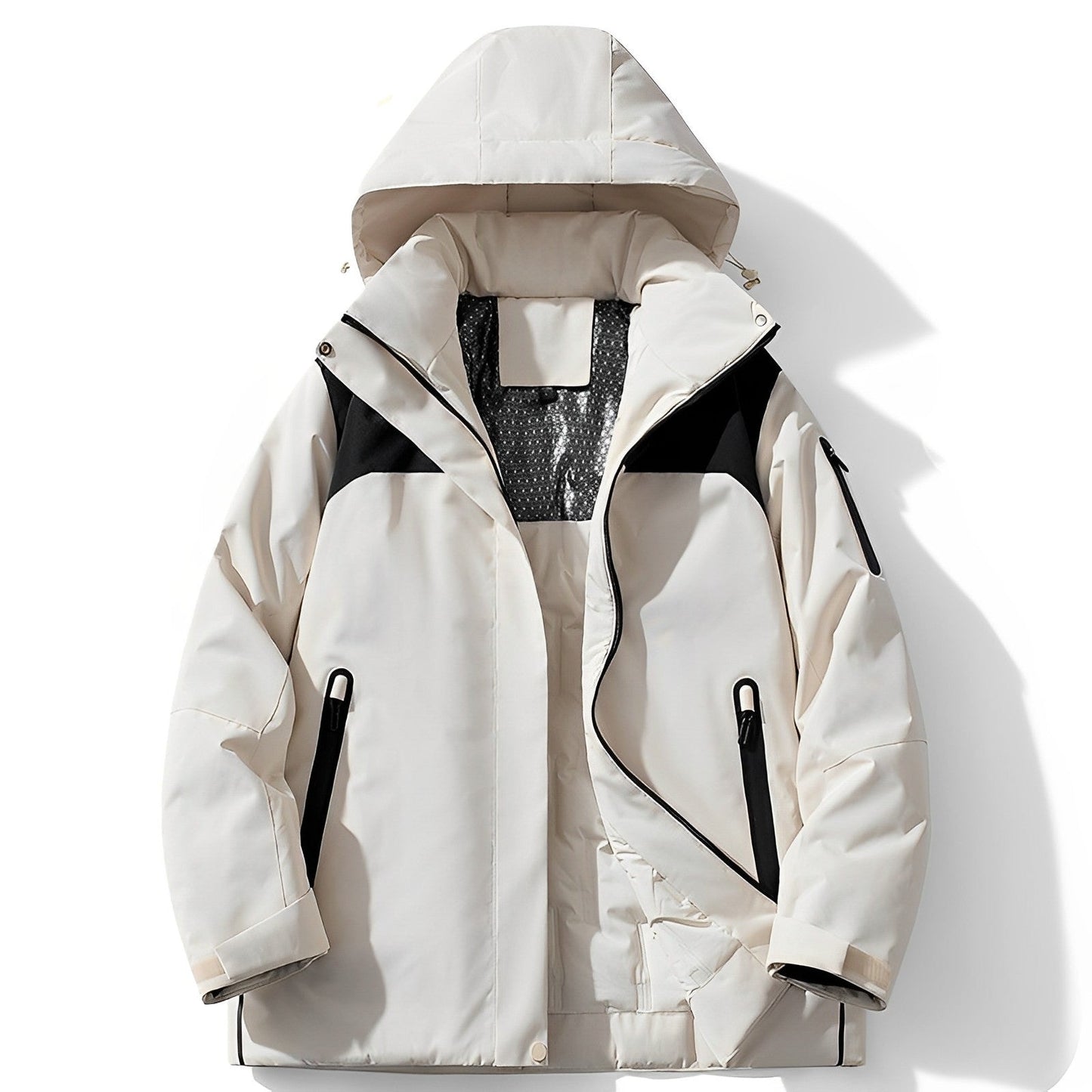 Manteau Homme Hiver Doublure Chaude et Capuche