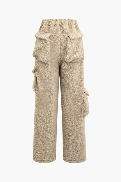 Combinaison Teddy Douce avec Pantalon et Veste Courte