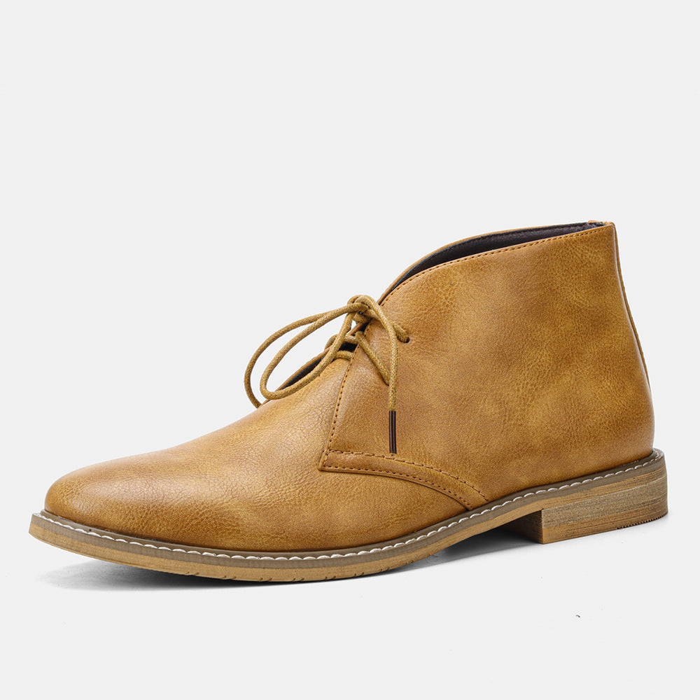 Bottes de randonnée homme style rétro en cuir