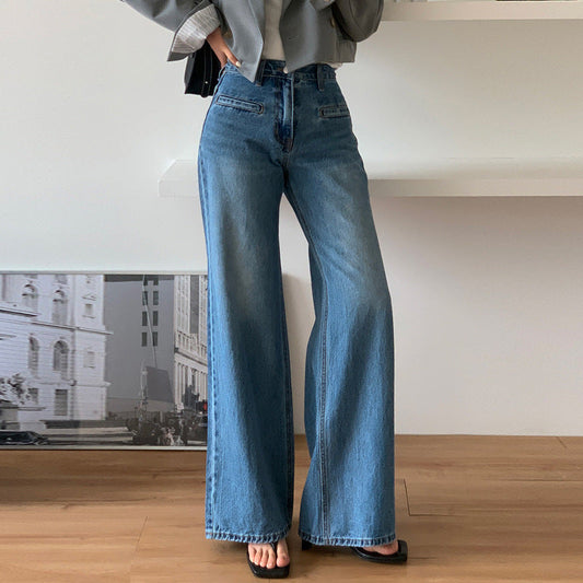 Jean Femme Élégant Taille Haute Comfort - PanierRoyale