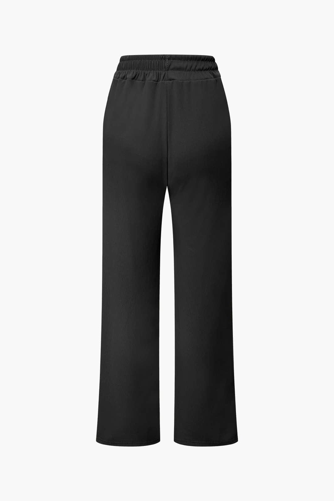 Ensemble Deux Pièces Élégant Asymétrique et Pantalon Large
