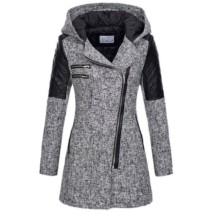 Manteau Été ? Non, c'est un manteau hiver, on garde hiver : Manteau Hiver Élégant avec Capuchon