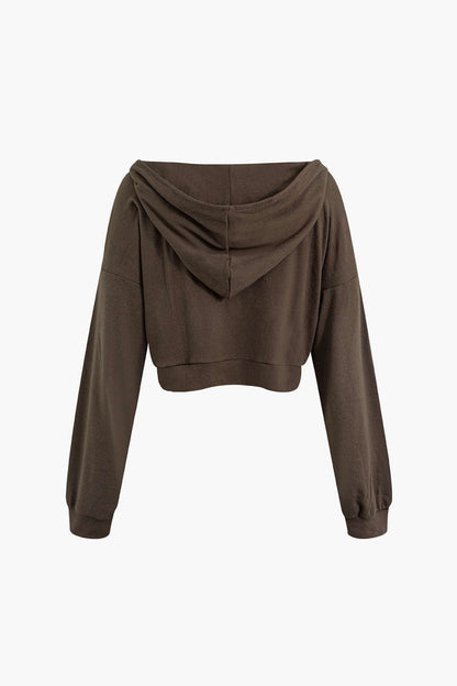 Ensemble Décontracté Hoodie et Jupe Midi