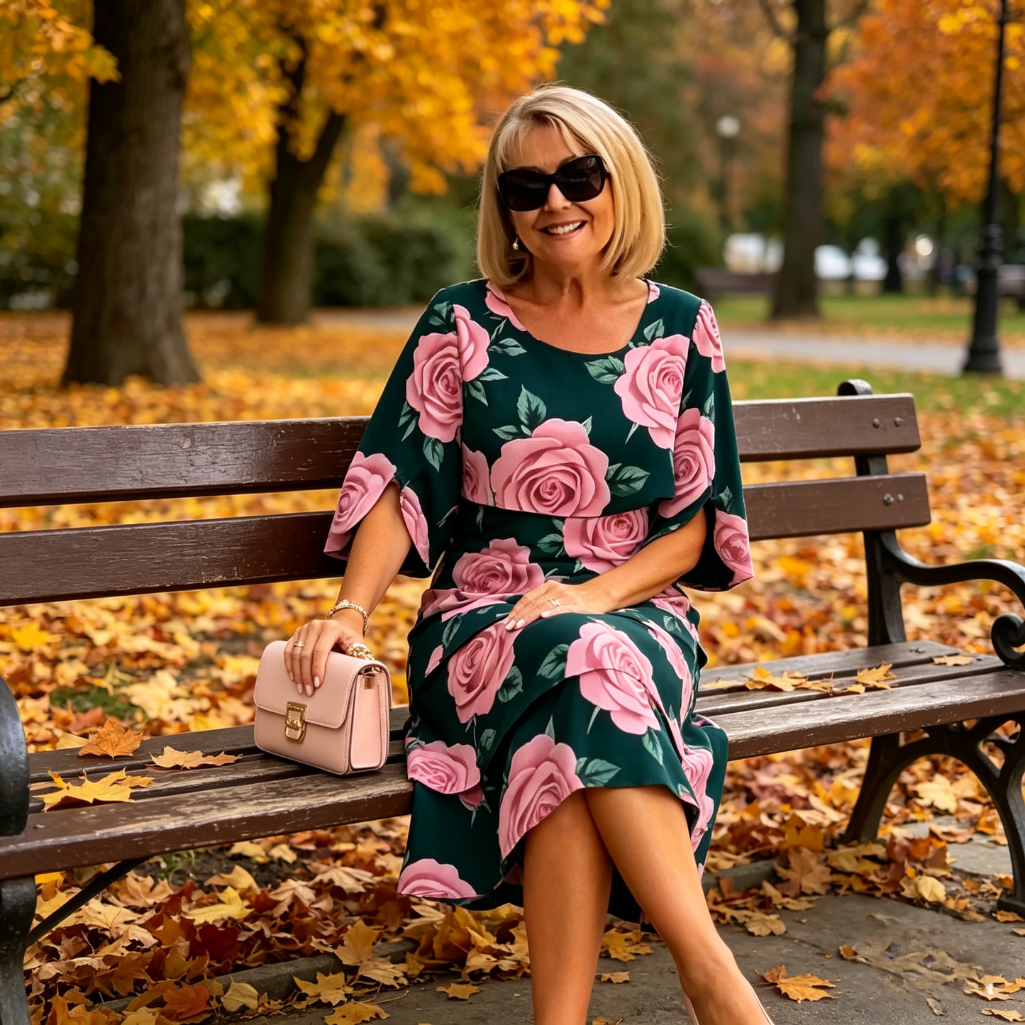 Robe Femme Fluide Motif Floral Coupe Ample