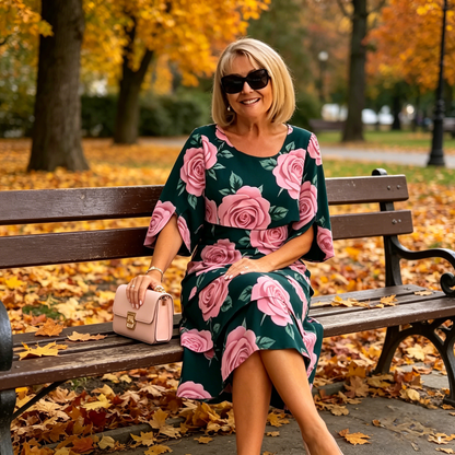 Robe Femme Fluide Motif Floral Coupe Ample