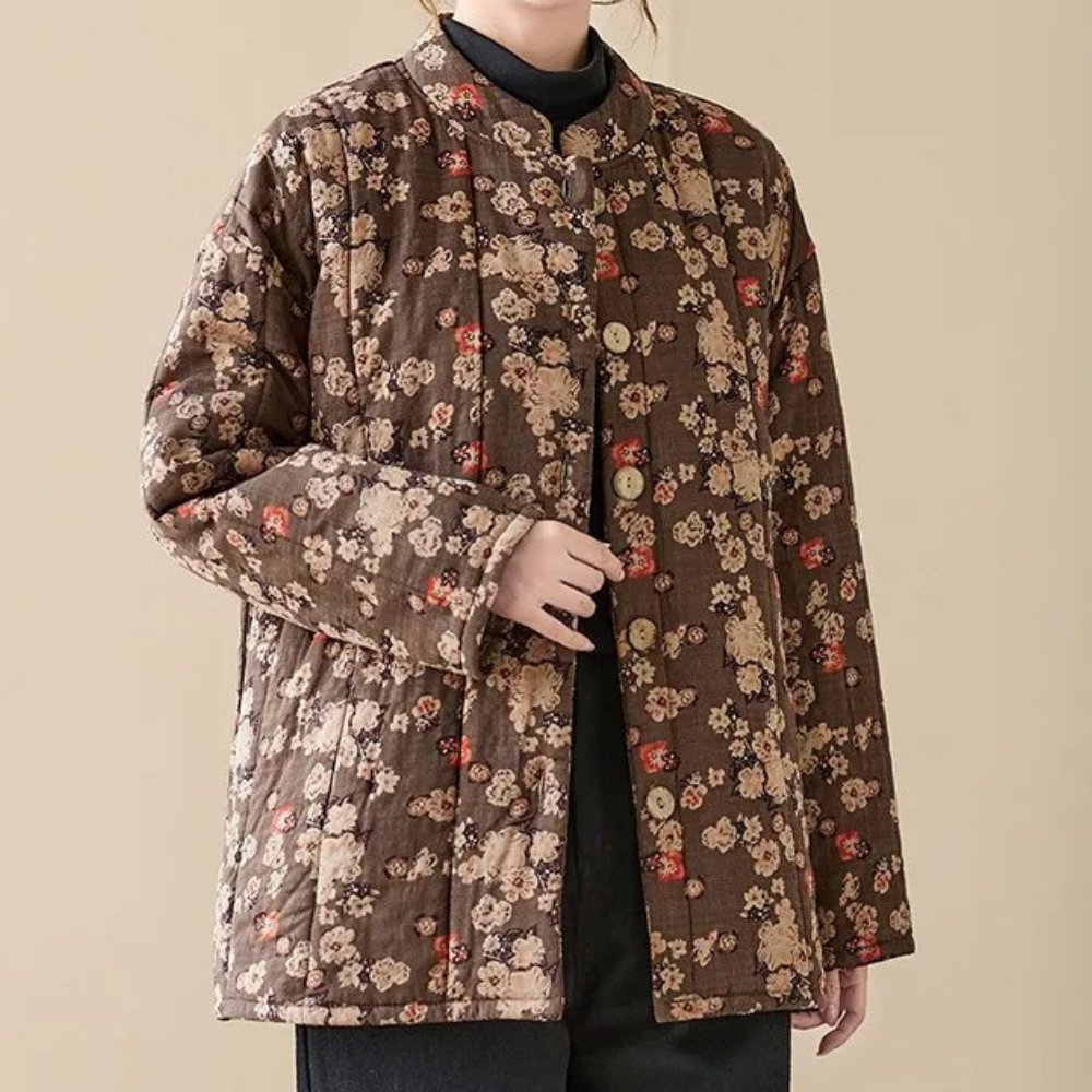 KATHERINE - Veste à Motifs Floraux pour Femmes