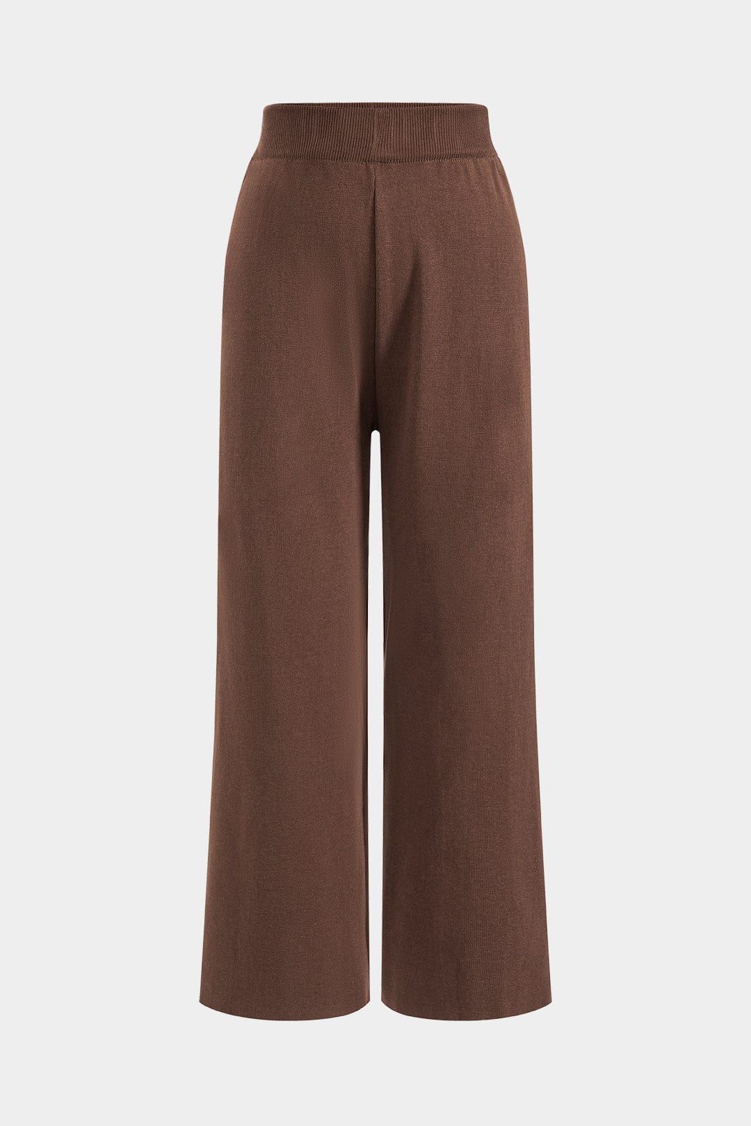 Ensemble Élégant Tricot Cape et Pantalon Large