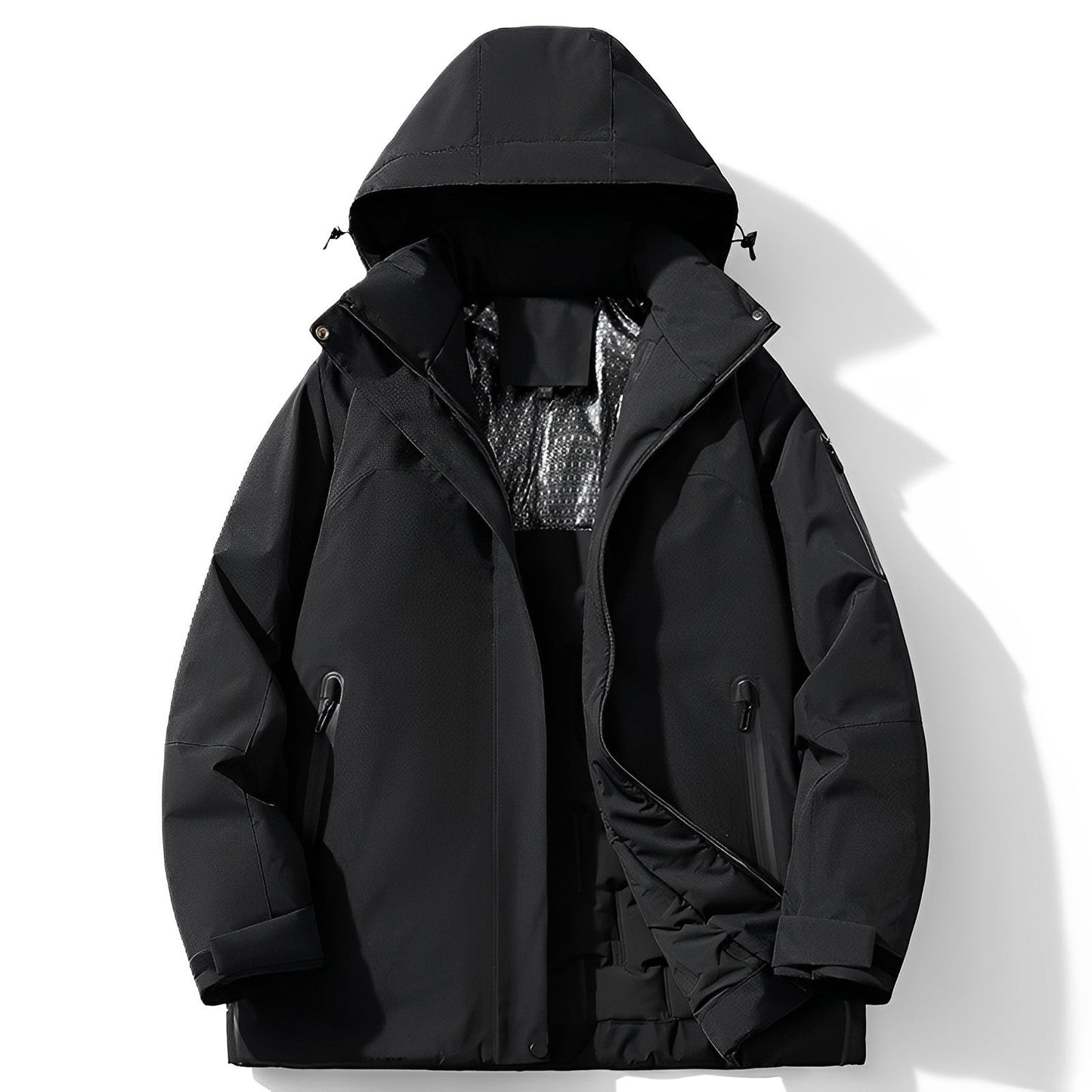 Manteau Homme Hiver Doublure Chaude et Capuche