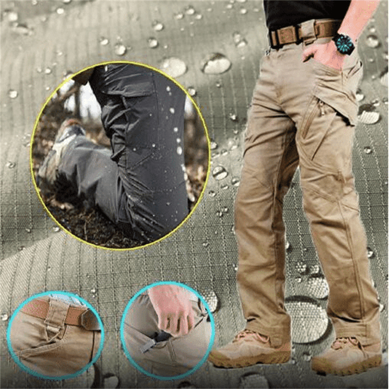 Pantalon de randonnée imperméable homme avec poches zippées - PanierRoyale