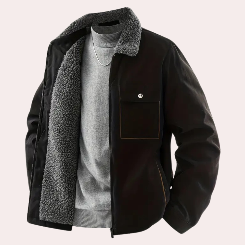 Veste Hiver Homme Doublure Polaire Chaude et Élégante - PanierRoyale