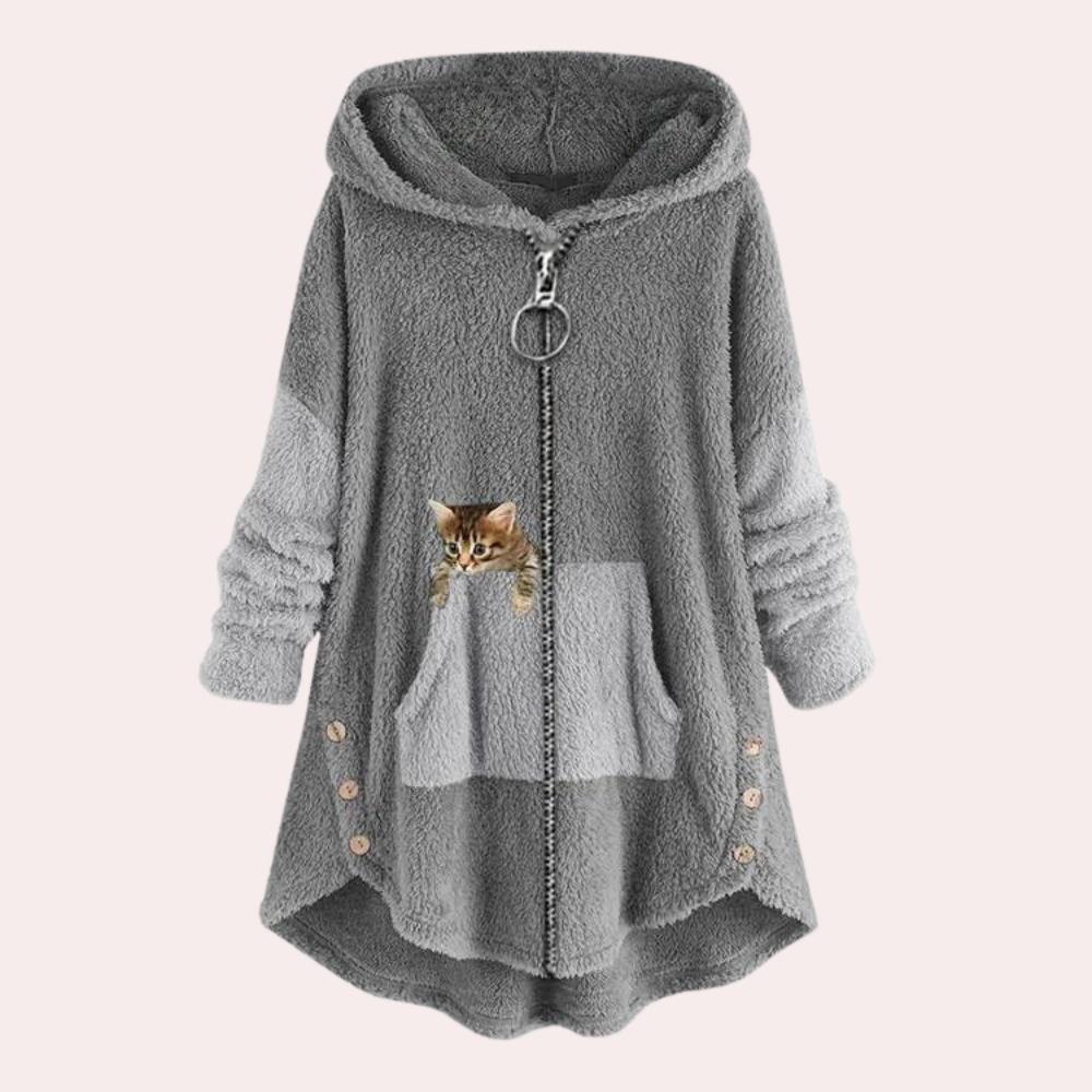 Pull à Capuche Femme Grande Taille