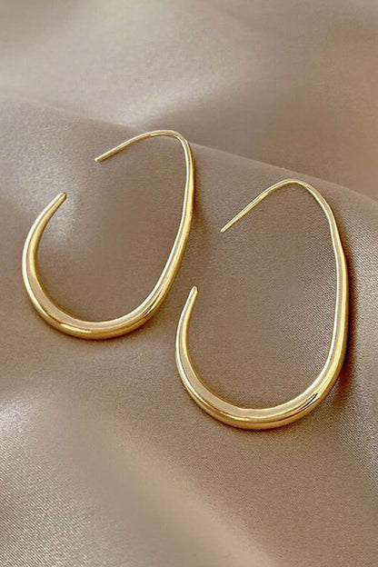Boucles d’oreilles Femme Ovales Design Élégant Intemporel