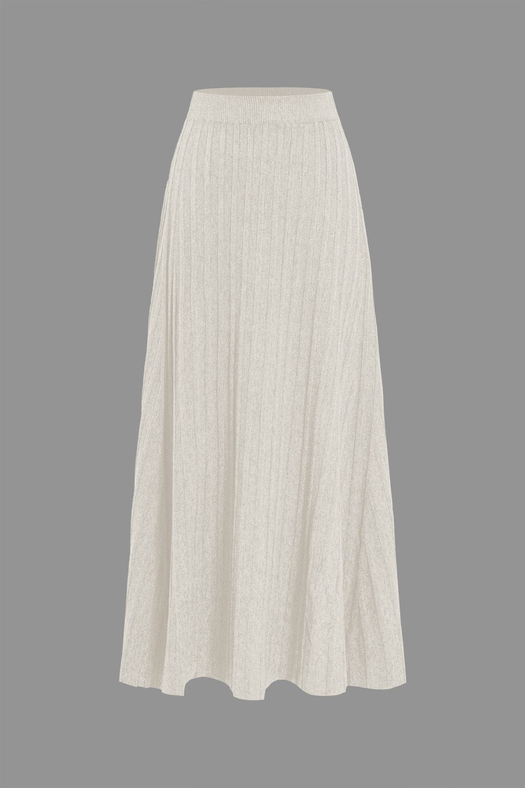 Robe Mi-Longue Élastique Plissée Féminine