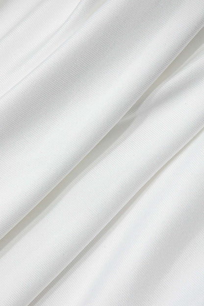 Robe Maxi Élégante avec Volants Féminins
