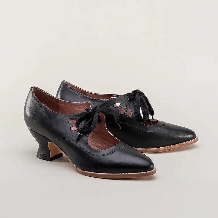 Chaussures de danse soirée noires talons hauts