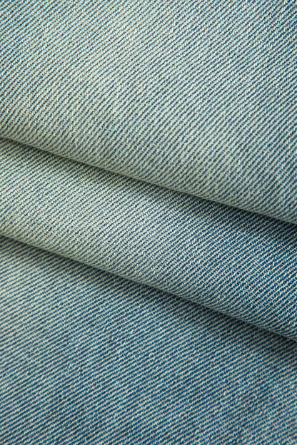 Jean Femme Haut de Jambe Élargi Denim