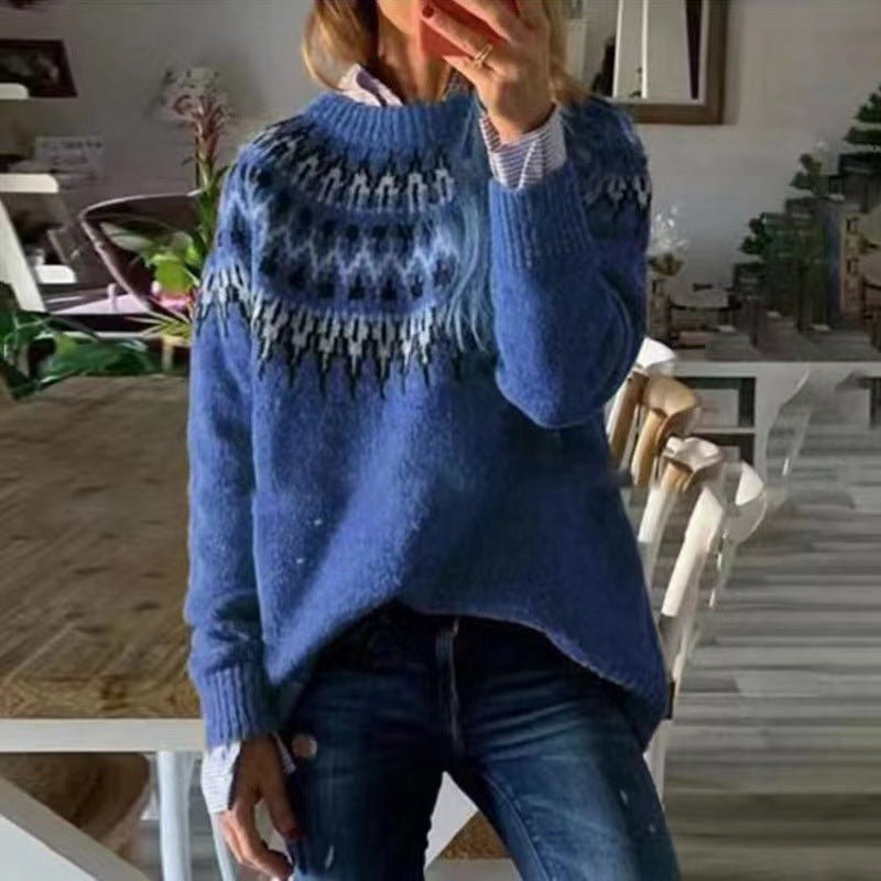 Pull Femme Hiver Coloré et Décontracté pour Tous les Jours