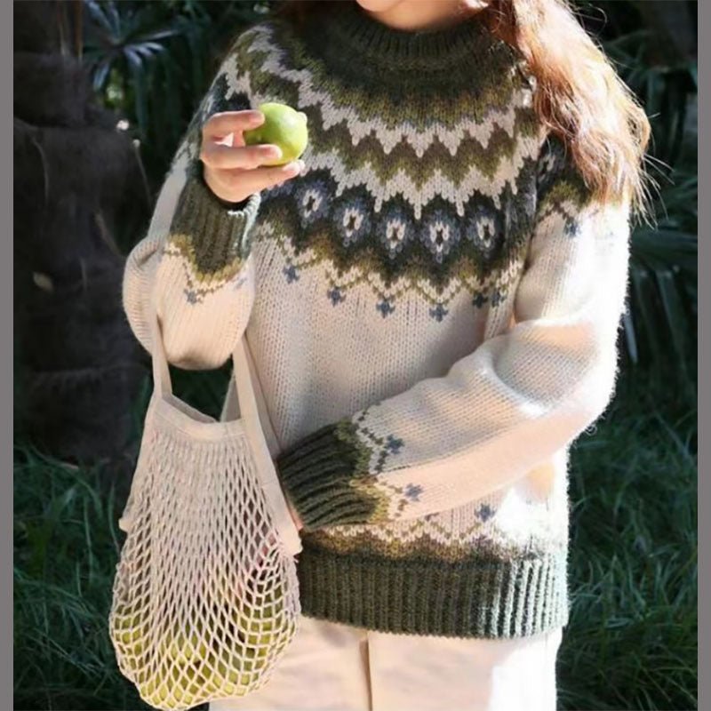 Pull Femme Hiver Coloré et Décontracté pour Tous les Jours - BerlinGlamour