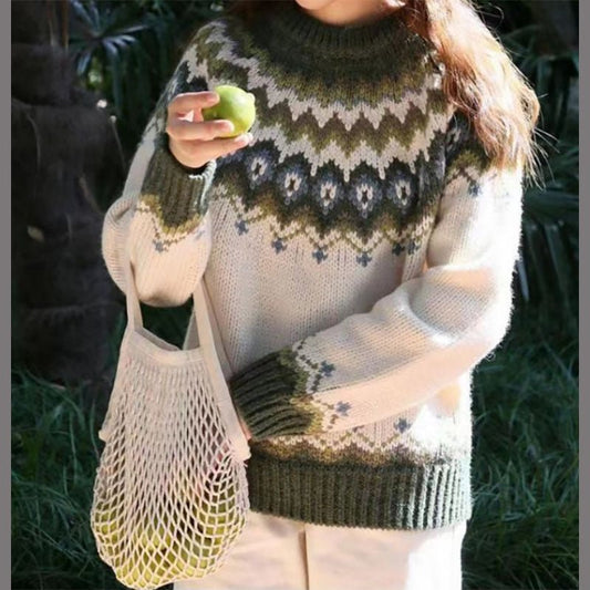 Pull Femme Hiver Coloré et Décontracté pour Tous les Jours - BerlinGlamour