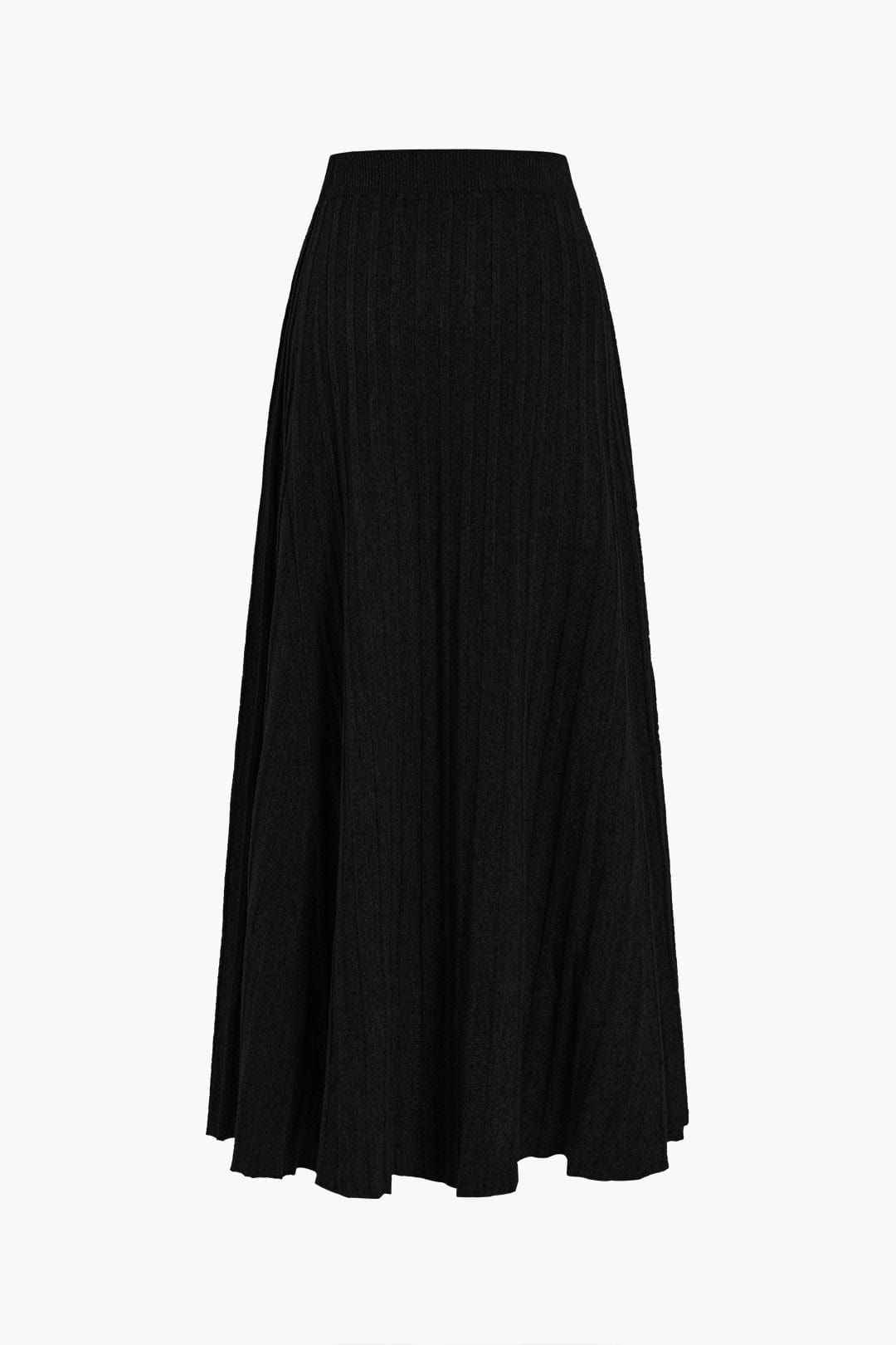 Robe Mi-Longue Élastique Plissée Féminine