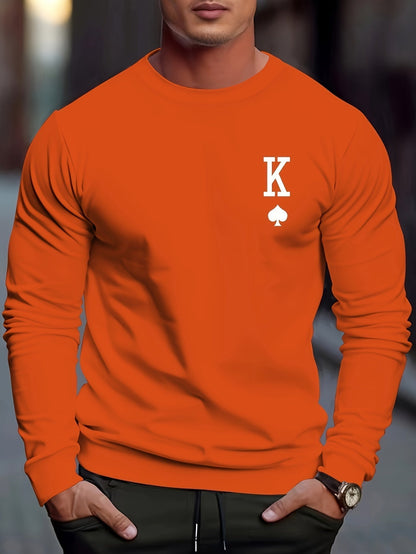 Sweat Homme Carreaux Classique Manches Longues