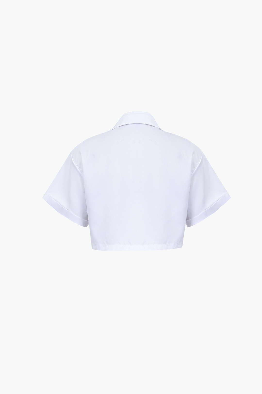 Chemise Femme Manches Courtes Col Chemisé Moderne