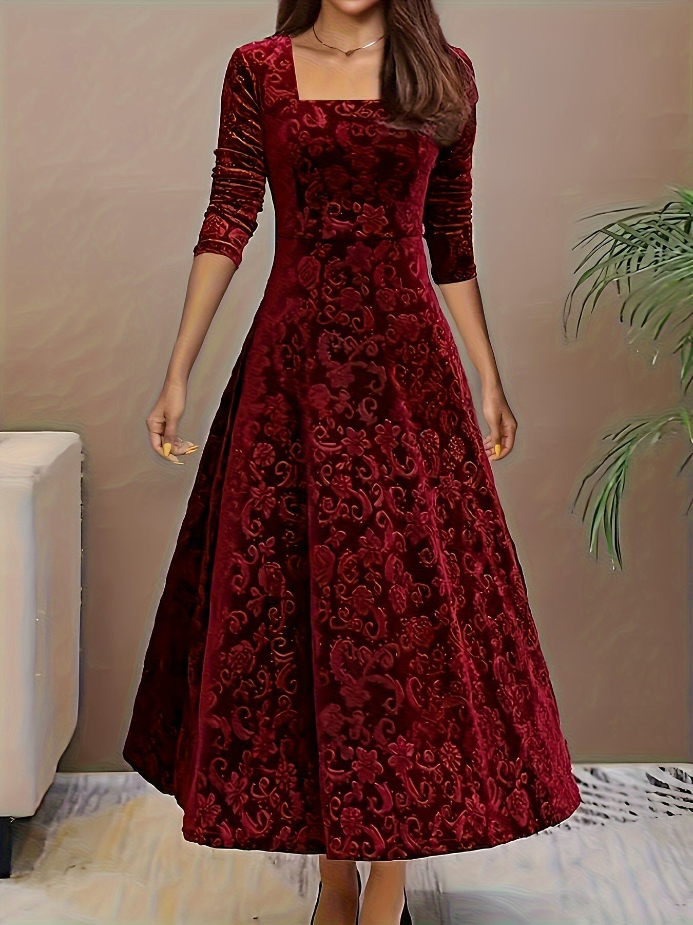 Robe Soirée Fleurs en Soie pour Femmes - BerlinGlamour