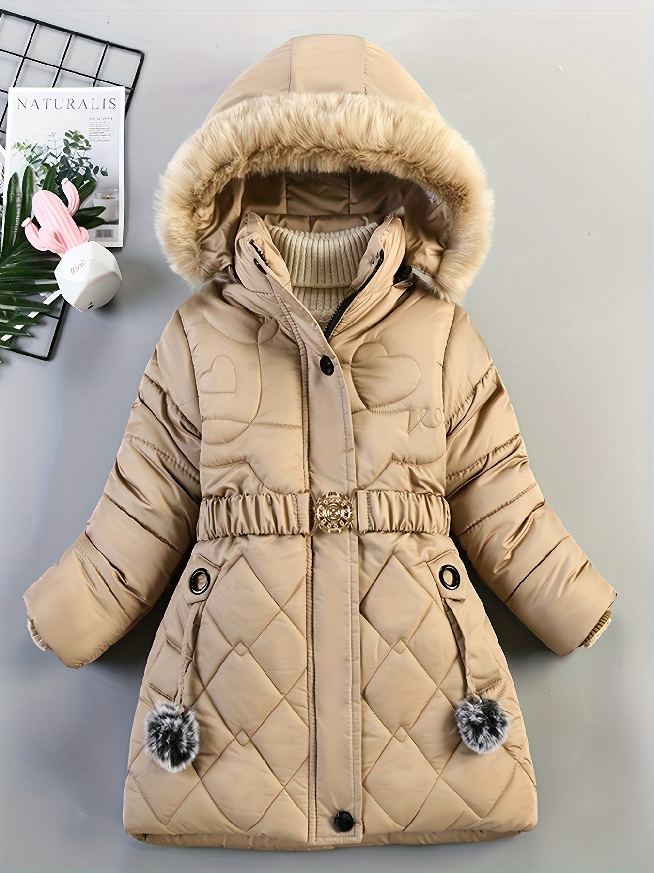Manteau Fille Hiver Chaud et Léger