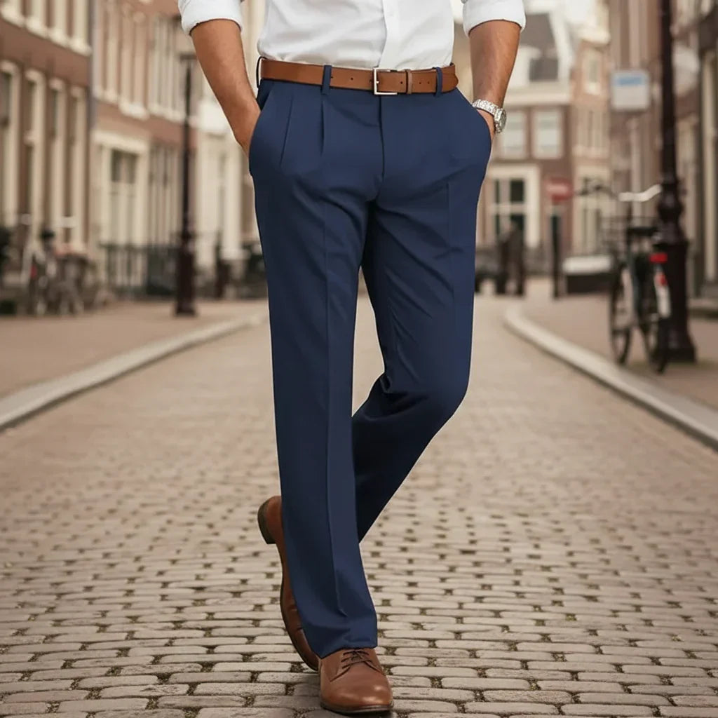Pantalon Homme Business Classique Noir