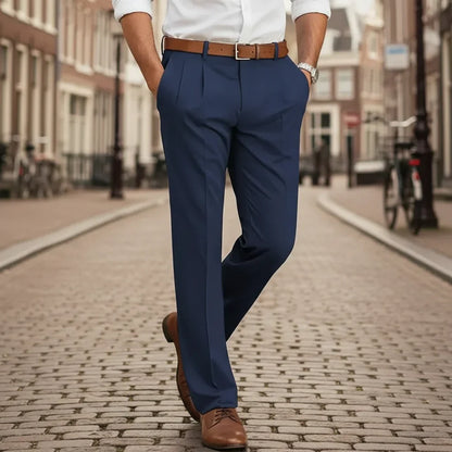 Pantalon Homme Business Classique Noir