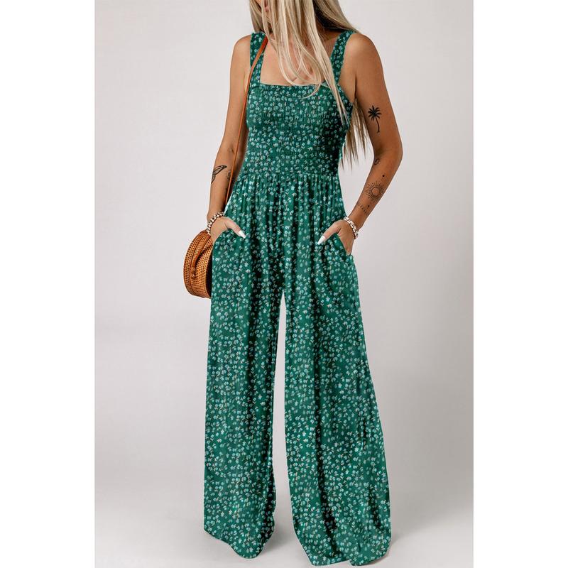 Salopette Femme Printemière Florale Élégante