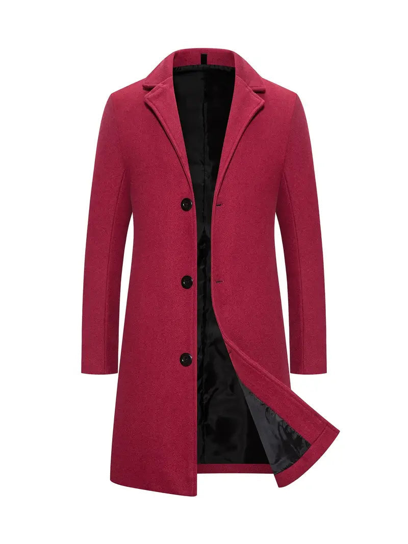 Trench-coat Classique pour Homme avec Ceinture