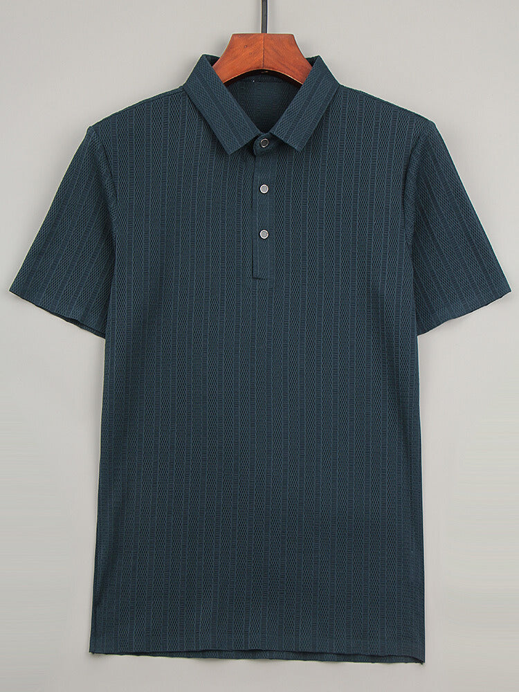 Chemise Polo en Soie pour Homme de Luxe