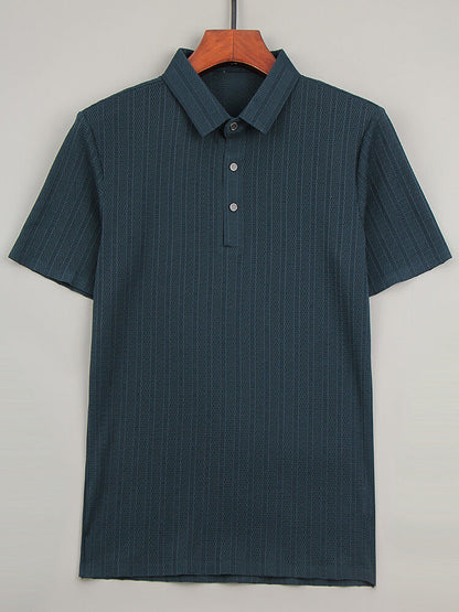 Chemise Polo en Soie pour Homme de Luxe