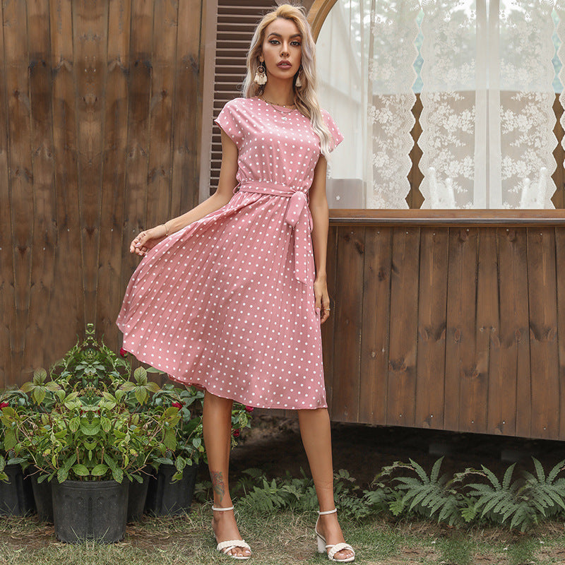 Robe Été Florale Courte pour Femme